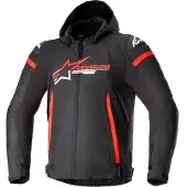Alpinestars Zaca Waterproof Noir Bright Rouge Blanc Blouson Taille XL