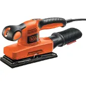 Black & Decker Ponceuse vibrante 240 W 1/3 feuille compacte légère KA320EKA-QS