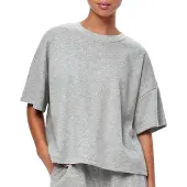 Pieces Sweat-shirt 'PCChilli' gris chiné
