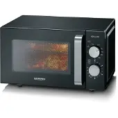 Severin MW 7762 micro-onde Noir, Acier inoxydable Micro-ondes grill Comptoir 20 L 800 W