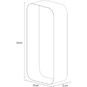Sealskin Boîte de Rangement Sealskin Brix Wandkubus Grande Blanche