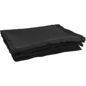 Showtec Pipe & Drape rideau de scène satin médium noir 300x300cm