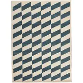 HAY - Shift Kelim Rug 140x200 Blue