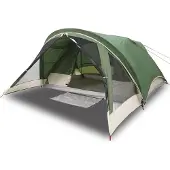 vidaXL Tente de camping 4 personnes Vert Étanche