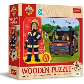 Trefl Puzzle en bois Junior 24 - Sam le pompier