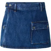 G-Star Jupe short Micro Denim - Bleu foncé - Femmes