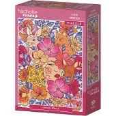 Hachette Puzzles Puzzle Amour Floral - 1000 pièces