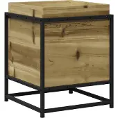 vidaXL Jardinière 40x40x50 cm bois de pin imprégné