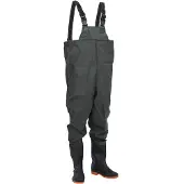 vidaXL Cuissardes avec bottes vert foncé taille 39