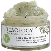 Teaology Cleansing Green Tea Detox Face Scrub gommage au sucre nourrissant pour un nettoyage doux au thé vert 50 ml