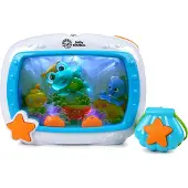 Baby einstein Veilleuse BABY EINSTEIN - Rêves marins - Réglage 25 min : lumière, son, musique ou bruits de l'océan. Pince pour lit. Télécommande.