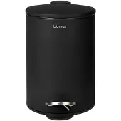 Blomus Bac à pédales -TUBO- 3l noir mat