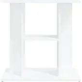 vidaXL Support pour aquarium blanc 60x30x60 cm bois d'ingénierie