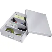 Leitz Boîte CLICK & STORE WOW organisateur moyen, blanc