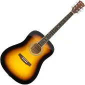 Pasadena SG028 Vintage Sunburst Guitare acoustique