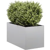 vidaXL Jardinière 40x80x40 cm acier galvanisé
