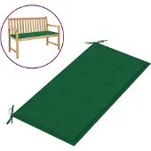 vidaXL Coussin de banc de jardin vert 100x50x3 cm tissu oxford