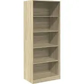 vidaXL Armoire Chêne Sonoma 80x50x200 cm Bois composite