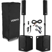 VONYX VX1050BT Pack enceintes sono actives système 2.2 Bluetooth 1150W