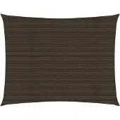 vidaXL Voile d'ombrage 160 g/m² Marron 2x3,5 m PEHD