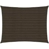 vidaXL Voile d'ombrage 160 g/m² Marron 2x3 m HDPE