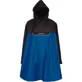 Vaude Bike Valero Waterproof Poncho Bleu,Noir 2XL Homme