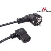 Macleans MCTV-804 - Câble d'alimentation - CA 220-250 V - 5 m - incliné - noir - Europe