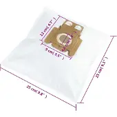 vidaXL Sacs à poussière pour Miele K 20 pcs.