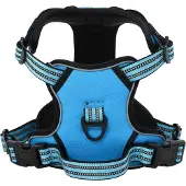 vidaXL Harnais réfléchissant réglable bleu XL