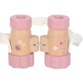 Little Dutch Jumelles en bois Jardin des Fées, 3 ans et +, Rose,