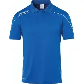 Uhlsport Stream 22 Polo bleu azur/blanc L