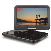 Thomson Lecteur DVD portable THP360 - Écran pivotant de 10 pouces - Port USB / SD