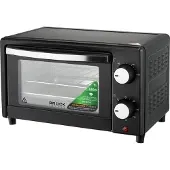Brock Electronics Brock TO 9001 B, 650 W, 9 litres, 100–230 °C, Double paroi, Surface froide au toucher, Noir, Mini-four électrique
