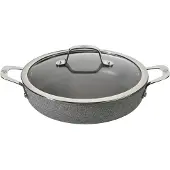 Ballarini Poêle à servir avec couvercle 28cm ronde granitium Ind 75002-810-0 1007034 SALINA