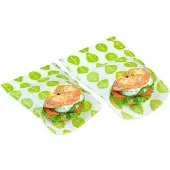 Bee's Wax Sacs à Lunch Bee's Wax Vegan Sandwich Wrap Geel Groen (Lot de 2)