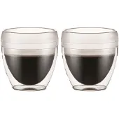 Bodum - pavina outdoor - set 2 gobelets double paroi plastique - pc - incassable - 0.25 l