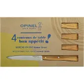 Opinel T001515, set de couteaux à steak, Esprit Sud, bois d'olivier