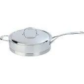 Demeyere Atlantis - sauteuse basse avec couvercle 28cm
