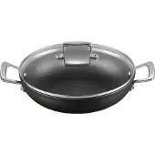 Le Creuset Sauteuse Le Creuset TNS Provençale Mat Black avec Couvercle 26 cm