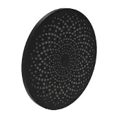 Schutte Capri Hoofddouche - 26 cm - Mat Zwart