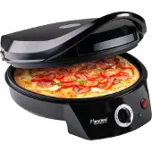 Bestron Appareil à pizza/Gril de table APZ400Z 1800 W Noir