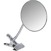 Wenko Miroir cosmétique Clip salle de bain WC Fixation par serrage grossissement 5x