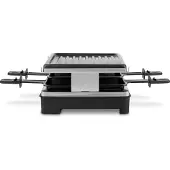 Weasy Raclette et gril pour 4 personnes - 600 W - revêtement antiadhésif - 19,7 x 19,7 cm