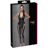 Cottelli Party - Combinaison corset à col (noir)