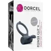 Dorcel Power Clit Plus - anneau pénien vibrant rechargeable (noir)