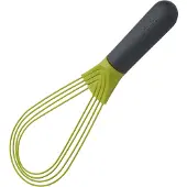 Joseph Joseph Fouet en silicone 2 en 1 Twist Vert et Gris