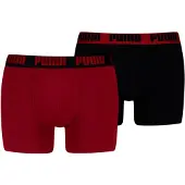 Puma Herren-Boxershorts burgundy Rot
