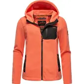 MARIKOO Veste en polaire 'Mount Iwaki' orange / noir