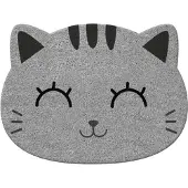 Molecule Fussmatte Graue Katze