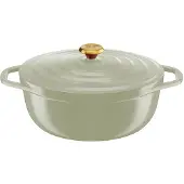 Tefal Cocotte en fonte ovale Air Soft CO30 Vert lichen